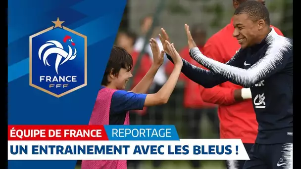 Equipe de France : 25 jeunes à l&#039;entraînement avec les Bleus I FFF 2018