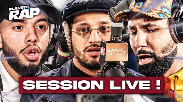 SESSION FREESTYLE avec Emkal, Soolking, Josas, La Quica, Kliff & Zo ! #PlanèteRap