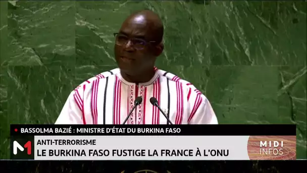 Anti-terrorisme : Le Burkina Faso fustige la France à l´ONU