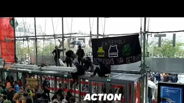 Extinction Rebellion bloque le centre commercial Italie 2 à Paris