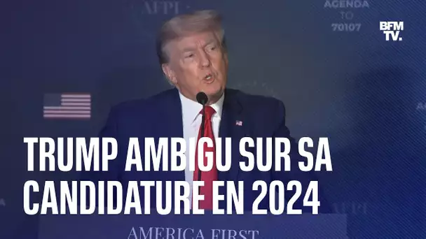 "Je dois redresser notre pays": Donald Trump joue l'ambigüité sur une candidature en 2024