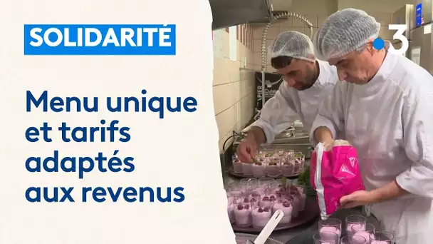 Solidarité : un menu unique et des tarifs adaptés aux porte-monnaies des clients