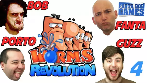Fanta et Bob dans Worms Revolution avec Guzz et Porto : Ep. 4
