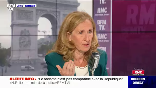Suspension du droit de visite en cas de parent violent: "J'y suis favorable" dit Nicole Belloubet
