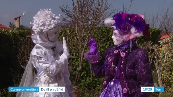 De flamboyants costumes vénitiens sur mesure pour le carnaval de Castres