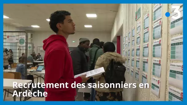 Le recrutement des saisonniers a débuté en Ardèche