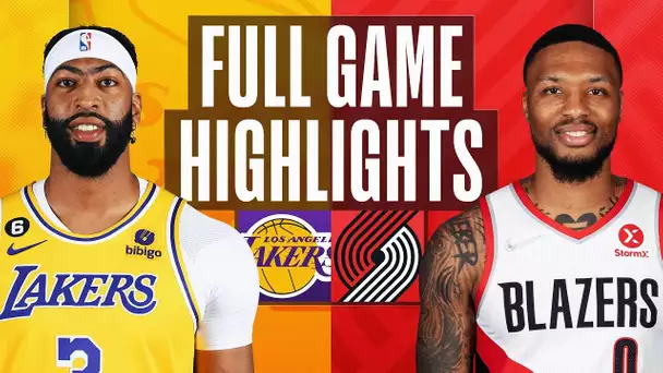 LAKERS at TRAIL BLAZERS | FULL GAME HIGHLIGHTS | February 13, 2023