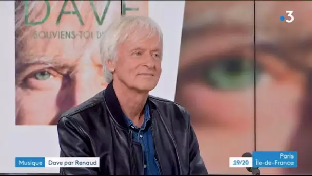 Dave, invité du 19/20 de France 3 Paris Île-de-France