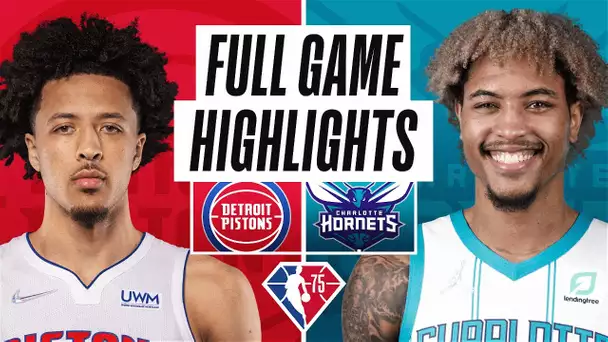 PISTONS at HORNETS | FULL GAME HIGHLIGHTS | January 5, 2022