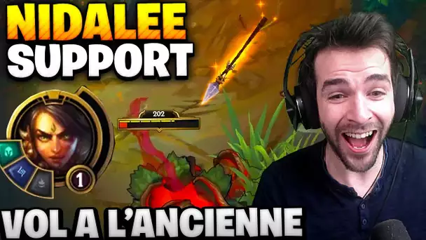 🔥J'ai tenté NIDALEE SUPPORT, le VOL De Buff Niveau 1 à L' ANCIENNE !! Skyyart LoL