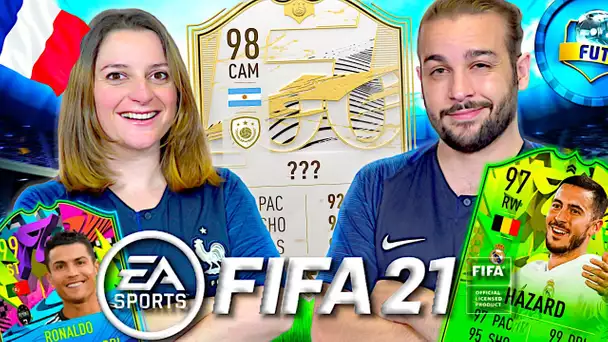 ON JOUE AVEC UN JOUEUR LEGENDAIRE INCROYABLE ! DRAFT FIFA 21