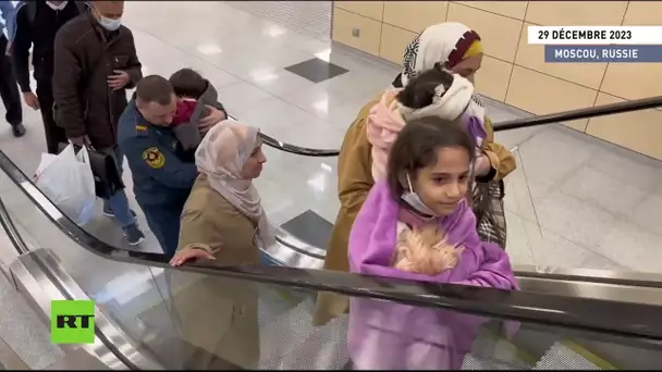 🇷🇺 Des citoyens russes et leurs familles évacués de la bande de Gaza arrivent à Domodedovo
