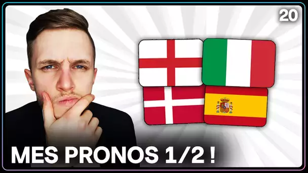 🏆 MES PRONOS POUR LES 1/2 ! (Euro 2021)