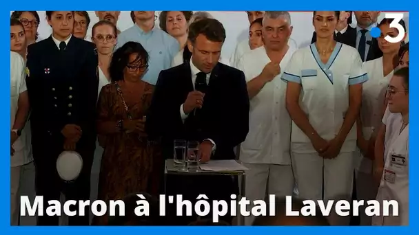 Visite de Macron à Marseille : déplacement à l'hôpital Laveran pour le plan santé