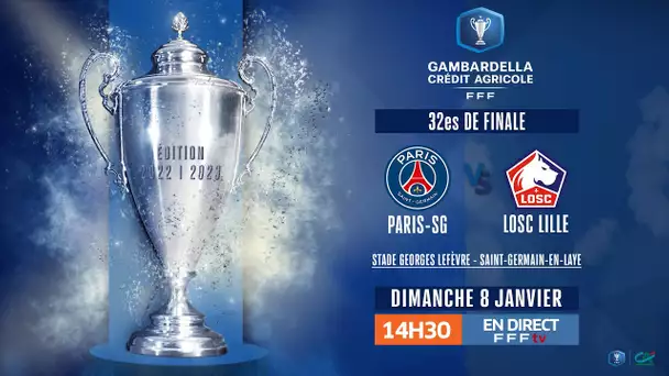 32es de finale I Paris Saint-Germain FC - LOSC Lille U18 - Coupe Gambardella-Crédit Agricole 2023