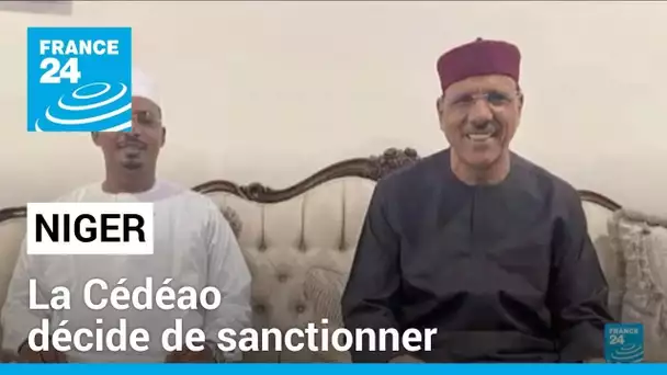 Niger : la Cédéao sanctionne, ultimatum d'une semaine et un "recours à la force" non exclu