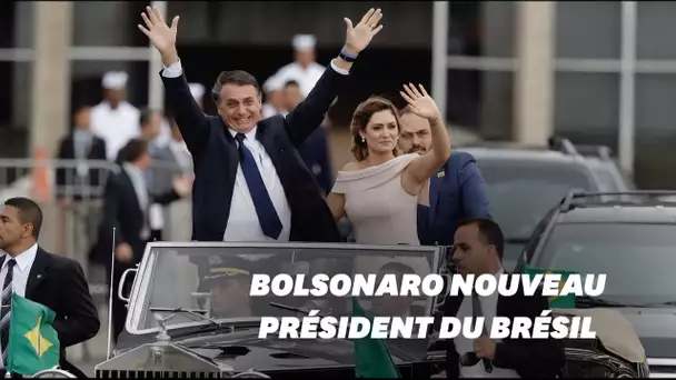 Jair Bolsonaro intronisé président du Brésil à Brasilia