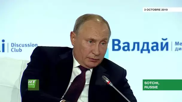 Vladimir Poutine : «Nous nous sommes engagés à réduire les émissions  anthropogènes de 77,7%»