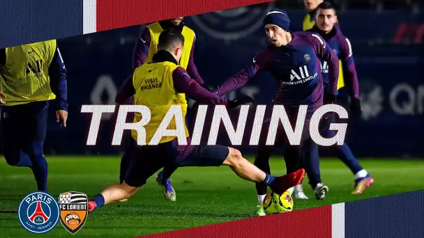 ⚽️ L'entraînement veille de Paris Saint-Germain - FC Lorient 🔴🔵