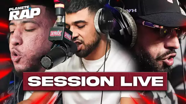 SESSION LIVE (avec Zkr, Gips, Imed zee, Bilon, Kinsh Makavels) #PlanèteRap