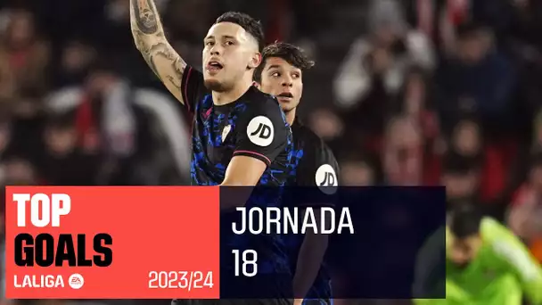 LALIGA TOP 5 Goles Jornada 18 LALIGA EA Sports 2023/2024