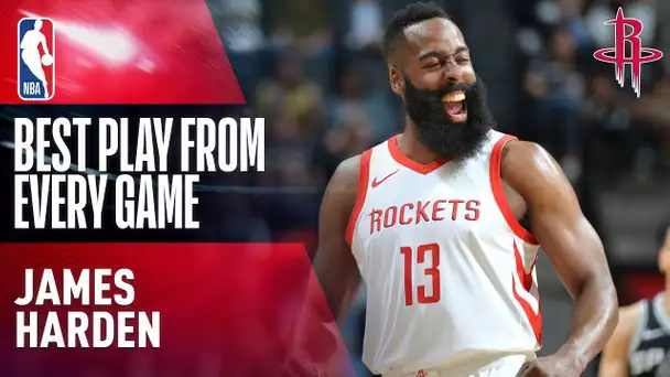 James Harden's BEST PLAY from Every Game | Houston Rockets 2017-2018
