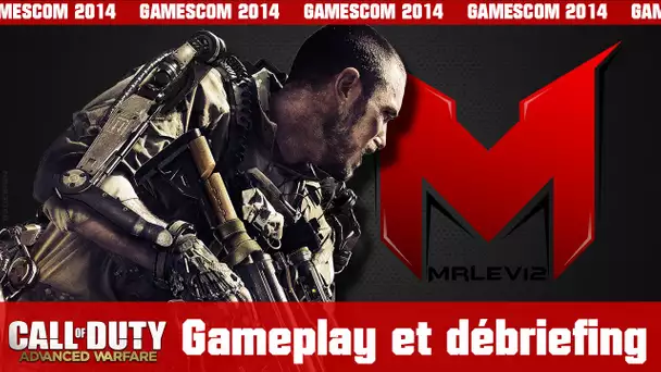 Advanced Warfare : Gameplay et débriefing en direct de la Gamescom