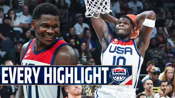 The Best of Anthony Edwards from Team USAB Exhibition Games!
