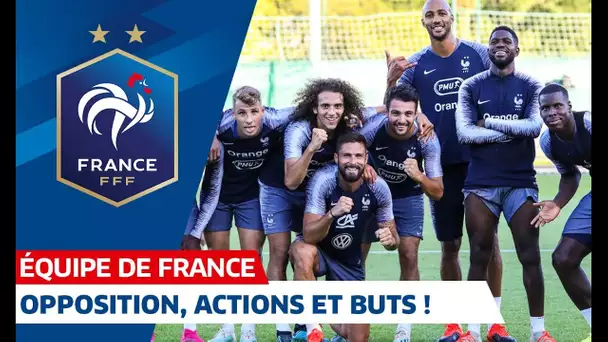 Opposition, actions et buts à Clairefontaine, Equipe de France I FFF 2019