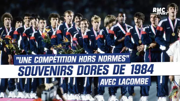 Jeux olympiques : "Une compétition hors normes", Lacombe se souvient du sacre des Bleus en 1984