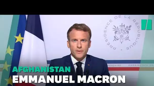 Revivez l'allocution d'Emmanuel Macron sur la situation en Afghanistan