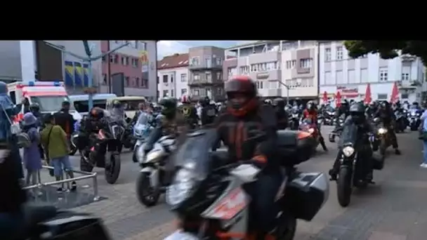 Bosnie-Herzégovine : une parade de motards en mémoire de Srebrenica