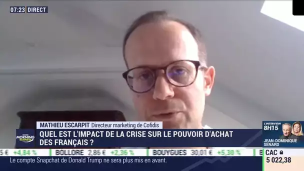 Mathieu Escarpit (Cofidis): Quel est l'impact de la crise sur le pouvoir d'achat des Français ?