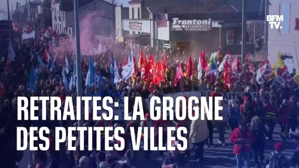 Retraites: la grogne des petites villes