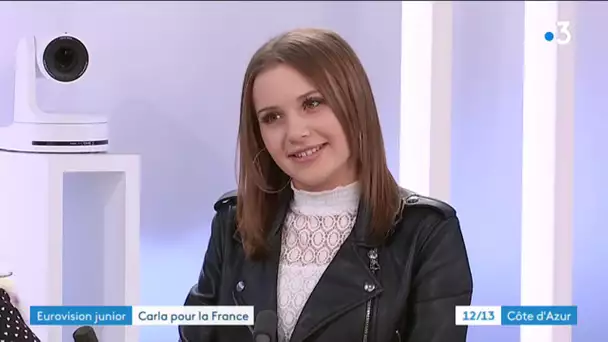 La Niçoise Carla Lazzari, 14 ans représentera la France à l'Eurovision Junior
