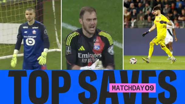 LE TOP ARRÊTS de la 9ème journée - Ligue 1 McDonald's 24/25