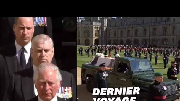 Les images du cercueil du prince Philip, transporté par son véhicule militaire fétiche