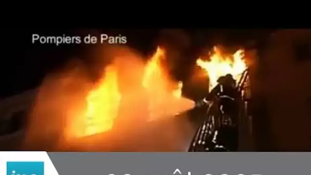 20h France 2 du 30 Août 2005 - Incendie à Paris - Archive INA
