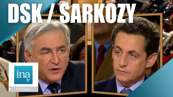 2002 : Dominique Strauss-Kahn débat avec Nicolas Sarokzy  | Archive INA