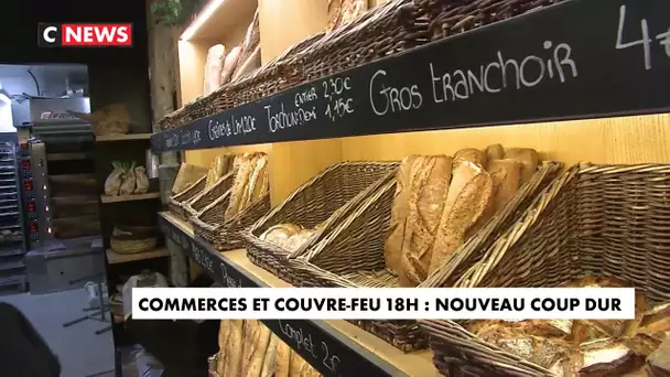 Commerces et couvre-feu à 18h : nouveau coup dur