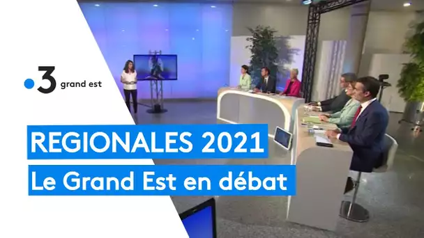 Régionales 2021 dans le Grand Est : revoir le débat entre les principaux candidats