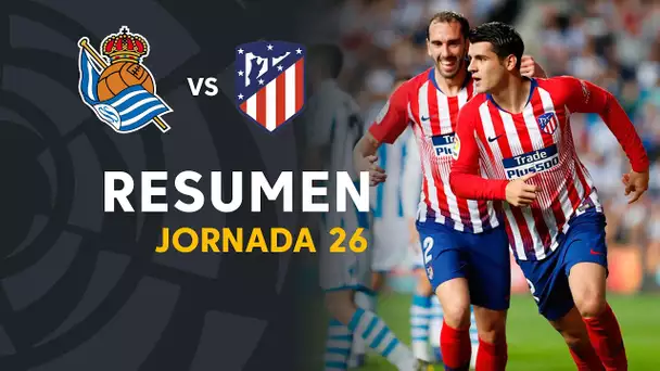 Resumen de Real Sociedad vs Atlético de Madrid (0-2)