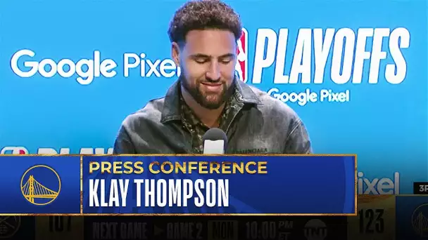 Klay Thompson Talks Jordon Poole's Rise, Draymond's Defense & More | Post Game Press Conference