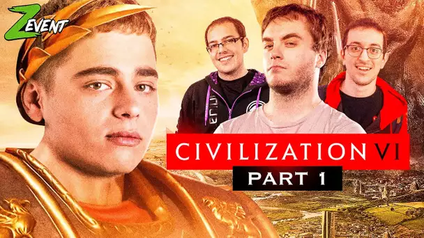 CIVILIZATION AVEC DES MONSTRES DU ZEVENT (Zerator, Lege, Etoiles & les potes) PART. 1