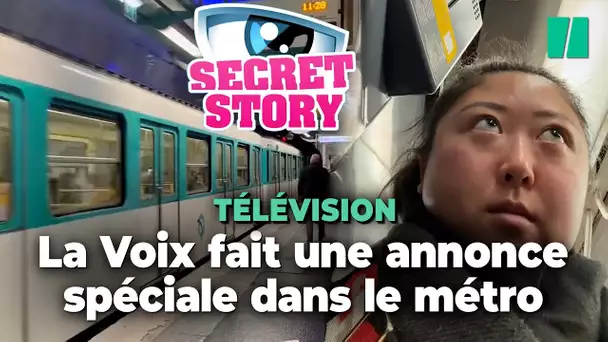 La Voix s’est invitée dans le métro parisien pour teaser le retour de "Secret Story"