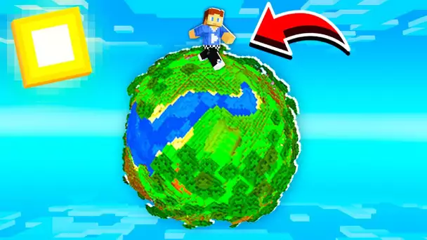 Minecraft MAIS le monde est ROND ! (giga perturbant)