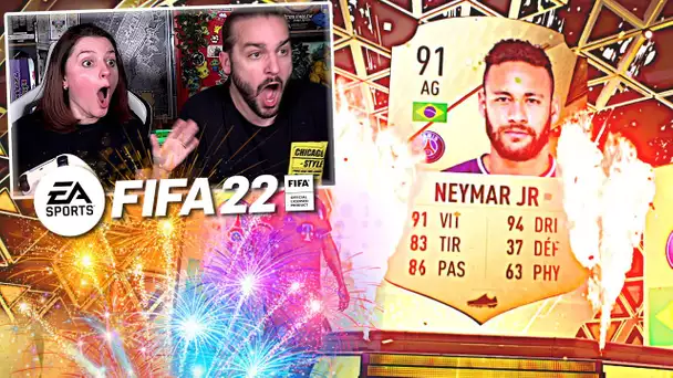 IMPOSSIBLE ! ON PACK NEYMAR JR SUR FIFA 22 ! PACK OPENING FIFA 22