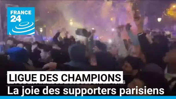 Ligue des champions : la joie des supporters dans les rues de Paris • FRANCE 24