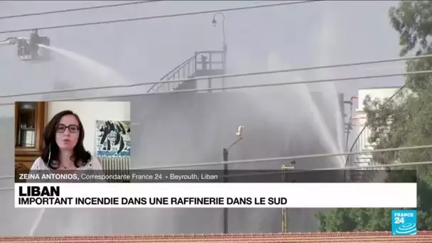 Liban : important incendie maîtrisé dans une raffinerie du sud du pays • FRANCE 24