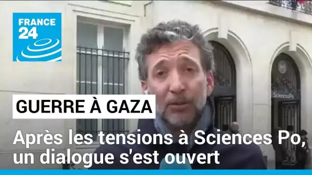 Les étudiants contre la guerre à Gaza : un dialogue s'est ouvert à Sciences Po Paris